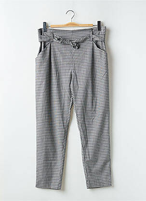 Pantalon 7/8 talie înaltă talie înaltă gri TEDDY SMITH femeie