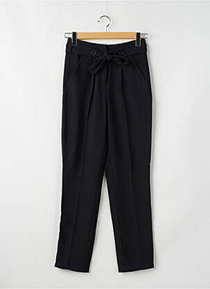 Pantalon drept țesătură crep talie înaltă negru SCHOOL RAG femeie