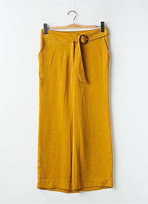 Pantalon 7/8 talie înaltă talie înaltă galben SWEED PARIS femeie