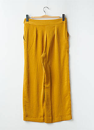 Pantalon 7/8 talie înaltă talie înaltă galben SWEED PARIS femeie
