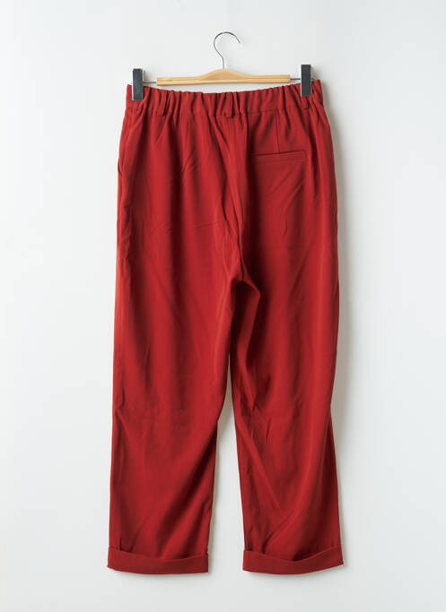 Pantalon drept roșu YUKA femeie