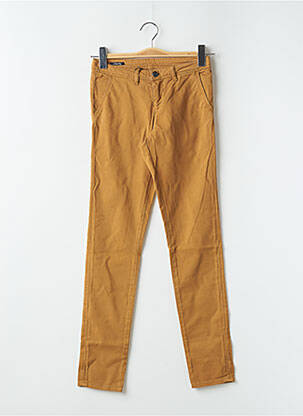 Pantalon chino talie joasă talie joasă galben SCHOOL RAG femeie