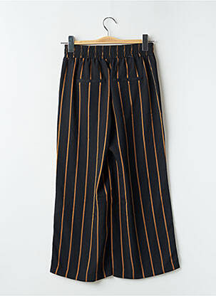 Pantalon trei sferturi talie elastică mărime normală negru MINIMUM femeie