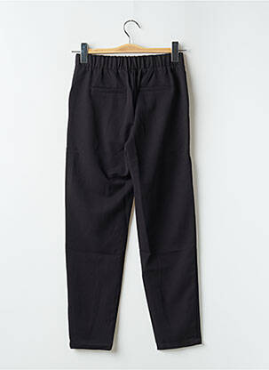 Pantalon drept croială morcov talie înaltă negru MINIMUM femeie