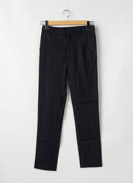 Pantalon drept țesătură crep mărime normală negru BÔ-M femme
