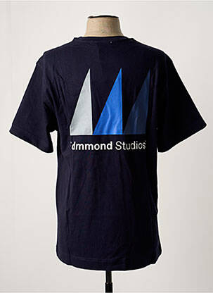 Tricou elasticitate mâneci scurte albastru EDMMOND STUDIOS bărbat