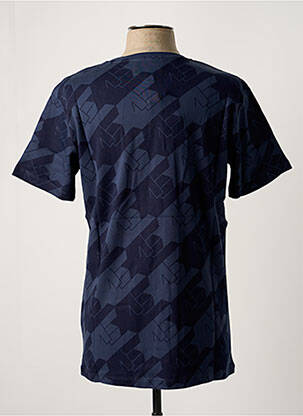 Tricou croială cambrată mâneci scurte albastru BLOTTER ATELIER bărbat