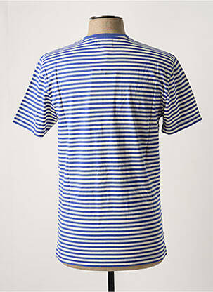 Tricou broderie mâneci scurte albastru OLOW bărbat