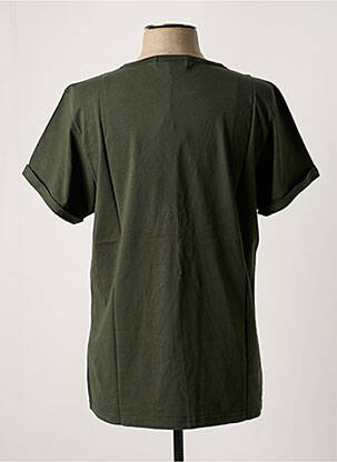 Tricou broderie mâneci scurte verde MAISON LABICHE bărbat