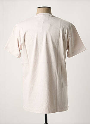 Tricou broderie mâneci scurte bej BLOTTER ATELIER bărbat