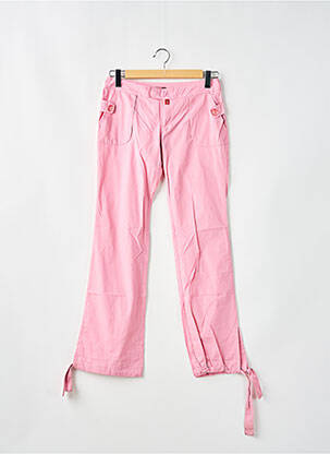 Pantalon trei sferturi talie joasă talie joasă roz BE YOU K femeie