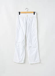 Pantalon drept țesătură poplin mărime normală alb BE YOU K femme