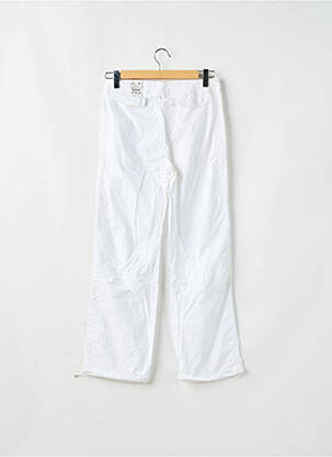 Pantalon drept țesătură poplin mărime normală alb BE YOU K femeie