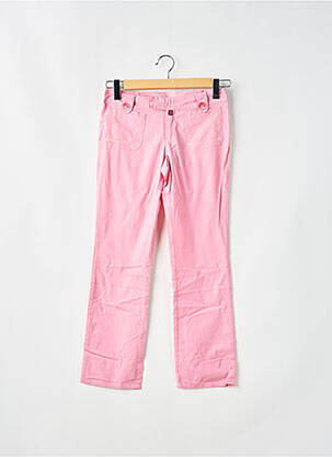 Pantalon slim talie joasă talie joasă roz BE YOU K femeie