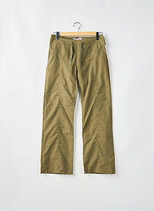Pantalon drept țesătură poplin mărime normală verde BLEND SHE femeie