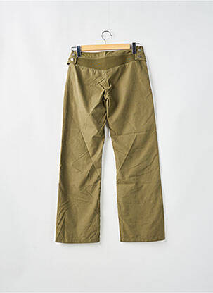 Pantalon drept țesătură poplin mărime normală verde BLEND SHE femeie