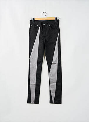 Pantalon slim țesătură poplin mărime normală negru CHEAP MONDAY femeie