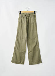 Pantalon evazat talie joasă talie joasă verde CIMARRON femme