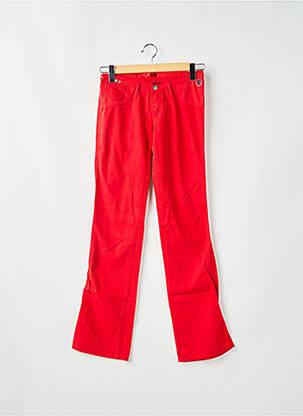 Pantalon slim talie joasă talie joasă roșu CIMARRON femeie