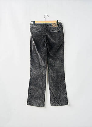Pantalon chino închidere cu fermoar sub clapetă cu cârlig talie joasă gri ESZ DENIM bărbat