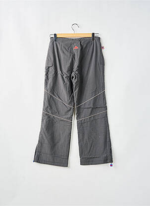 Pantalon larg buzunare talie înaltă gri KANA BEACH femeie