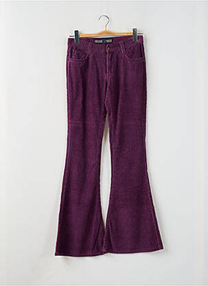 Pantalon evazat violet FREEMAN T.PORTER femeie