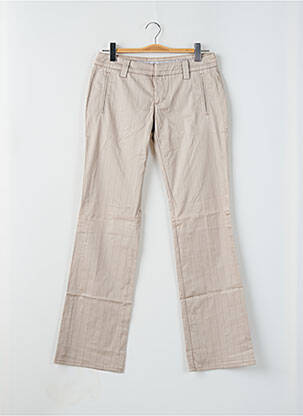 Pantalon drept elasticitate talie joasă bej FREEMAN T.PORTER femeie