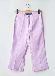 Pantalon trei sferturi talie înaltă talie înaltă violet FREEMAN T.PORTER femme