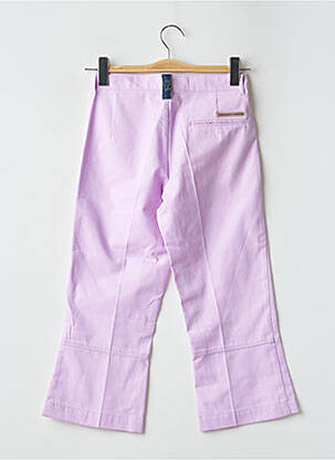 Pantalon trei sferturi buzunare talie înaltă violet FREEMAN T.PORTER femeie