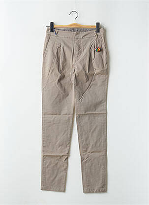 Pantalon chino țesătură poplin mărime normală gri FREEMAN T.PORTER femeie