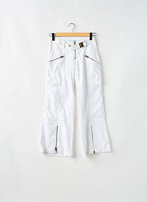 Pantalon evazat alb LA BRIGADA INTERNACIONAL femeie