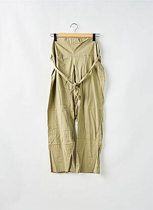 Pantalon drept talie înaltă talie înaltă verde LADY SOUL femeie