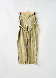 Pantalon drept talie înaltă talie înaltă verde LADY SOUL femeie