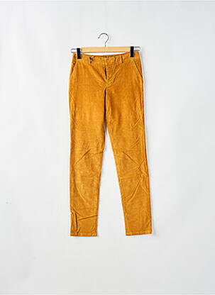 Pantalon slim elasticitate mărime normală galben LEON & HARPER femeie