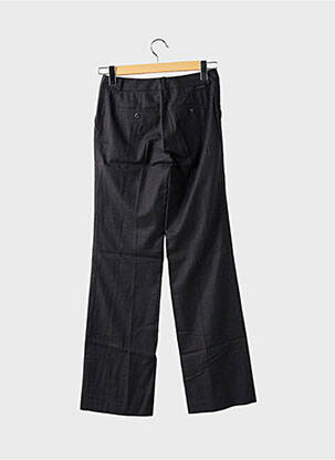 Pantalon chino închidere cu fermoar sub clapetă cu cârlig mărime normală gri închis LEON & HARPER femeie