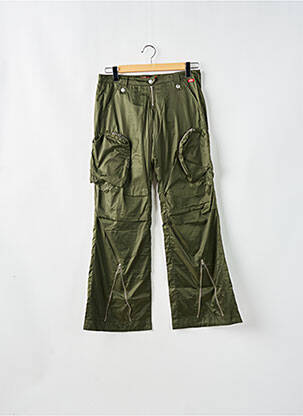 Pantalon evazat talie joasă talie joasă verde MISS SIXTY femeie