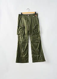Pantalon evazat talie joasă talie joasă verde MISS SIXTY femme