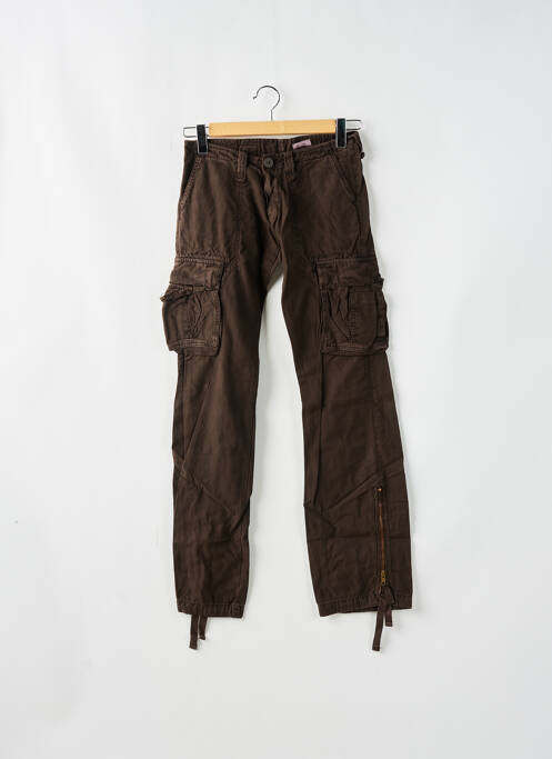 Pantalon cargo maro LE TEMPS DES CERISES femeie