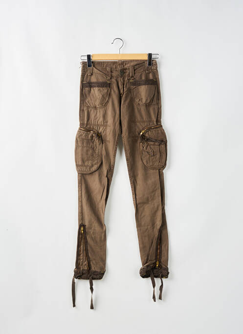 Pantalon cargo maro LE TEMPS DES CERISES femeie