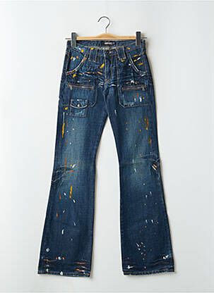 Blugi bootcut albastru RWD femeie