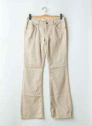 Blugi cu croială dreaptă bej SCHOOL RAG femeie