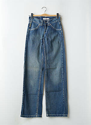 Blugi cu croială dreaptă albastru SCHOOL RAG femeie