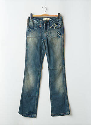 Blugi cu croială evazată albastru SCHOOL RAG femeie