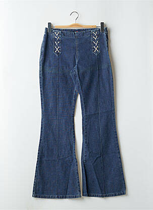 Blugi cu croială evazată albastru TEDDY SMITH femeie