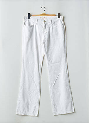 Blugi cu croială dreaptă alb SCHOOL RAG femeie