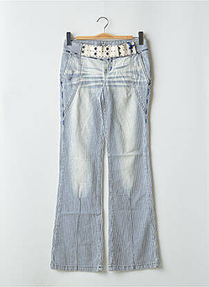 Blugi cu croială dreaptă albastru TEDDY SMITH femeie