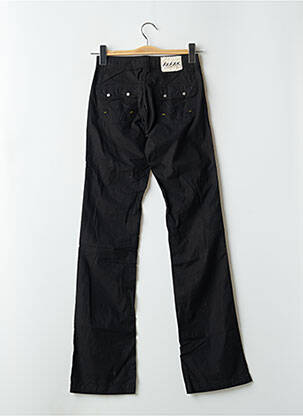 Pantalon drept țesătură poplin talie joasă negru SCHOOL RAG femeie