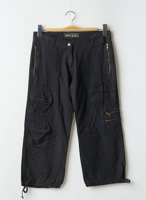 Pantalon trei sferturi negru RWD femeie