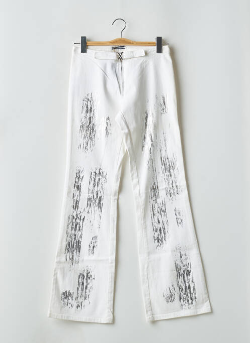 Blugi cu croială dreaptă bej SCHOOL RAG femeie