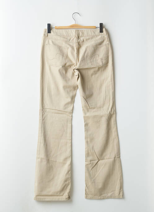 Blugi cu croială dreaptă bej SCHOOL RAG femeie